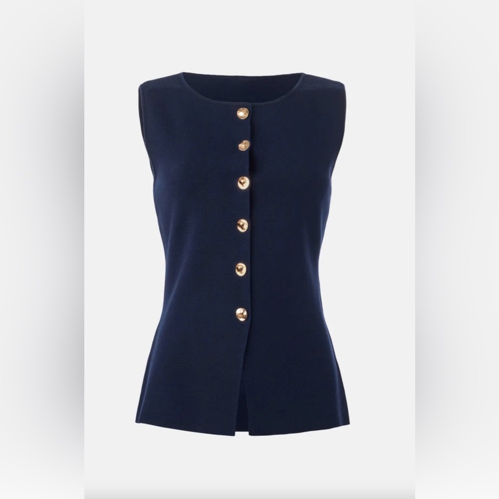Ted Baker London Peplum Vest Small